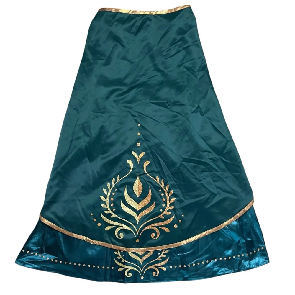 NEW Disney 7/8Y Queen Anna Costume Dress & Cape